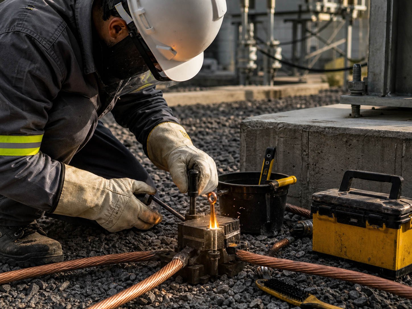 Serviço de aterramento e proteção elétrica